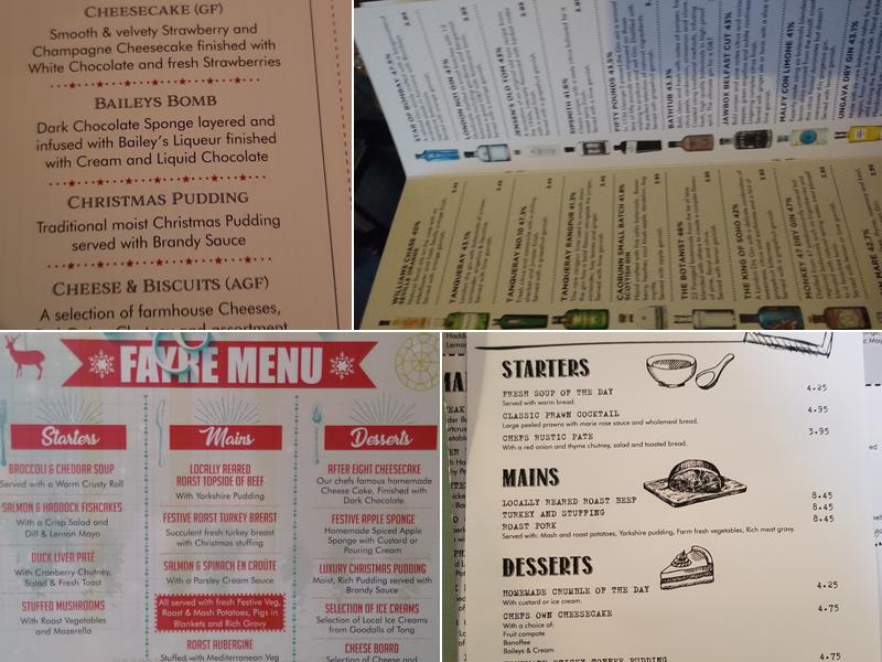 The Spotted Cow Menu
