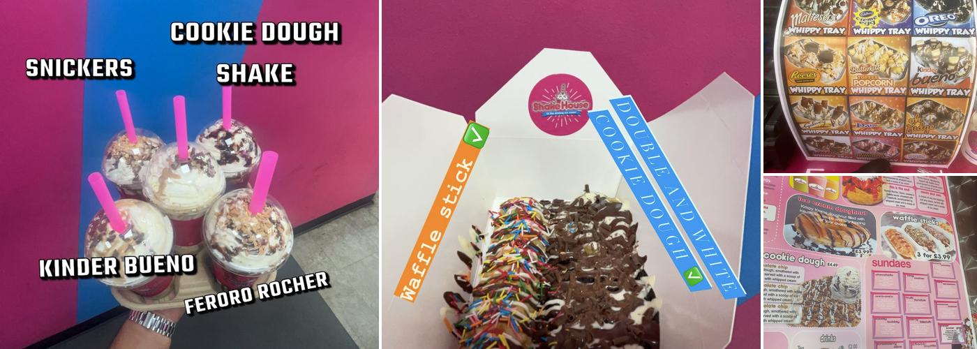 Shake House Bradford Menu