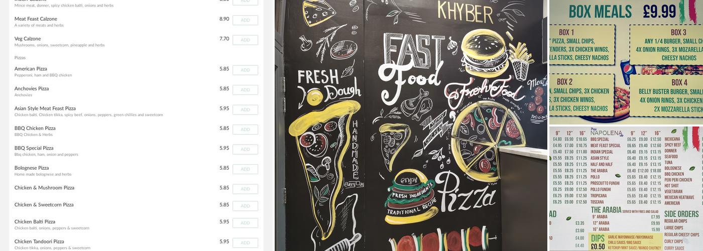 Pizza Napolena Idle Menu