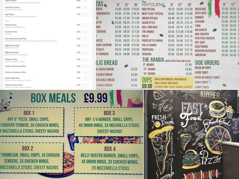 Pizza Napolena Idle Menu