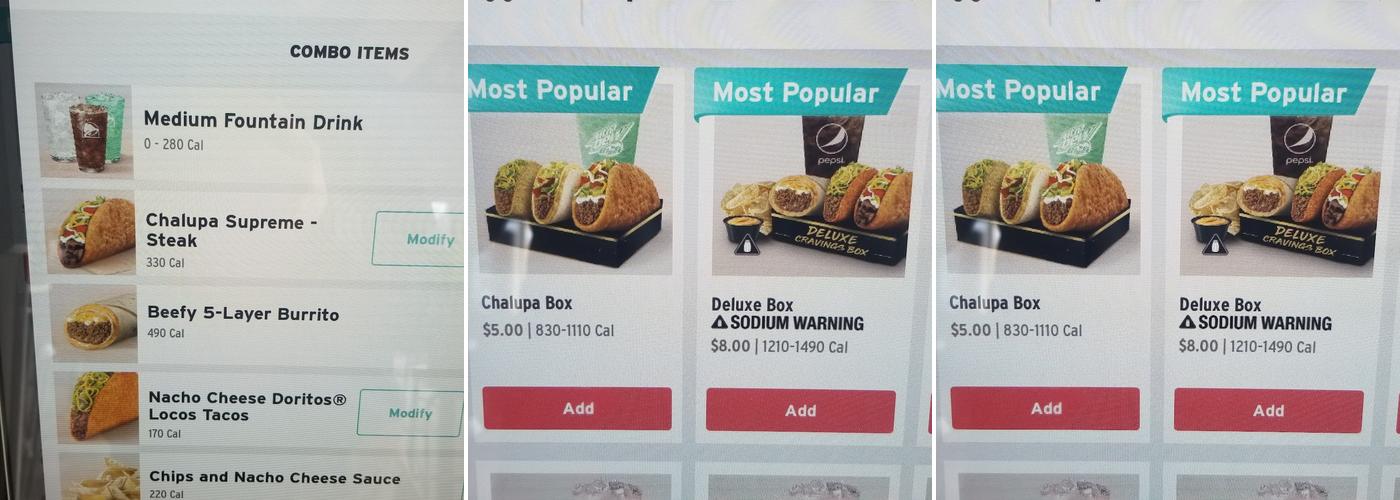 Taco Bell Menu
