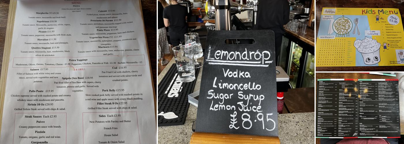 Il Fiume Ristorante Italiano Menu