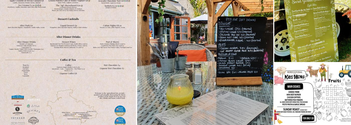 The Agricultural Inn Menu