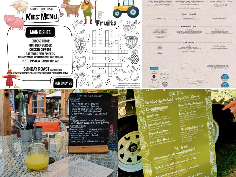 The Agricultural Inn Menu