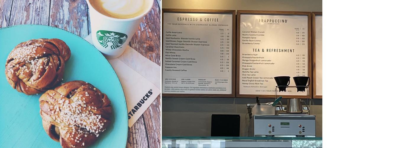 Starbucks Menu