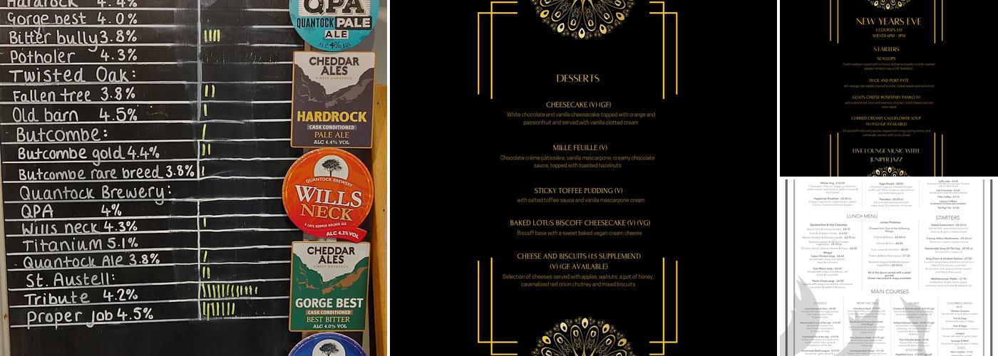 The Fox & Goose Hotel Bar and Restaurant Menu