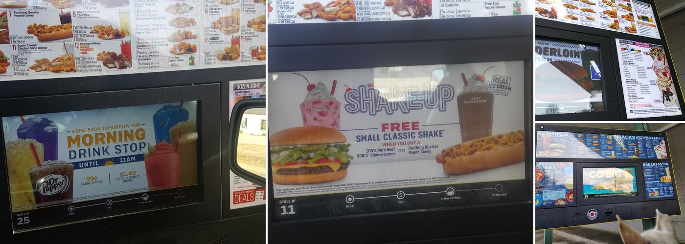 Sonic Drive-In Menu