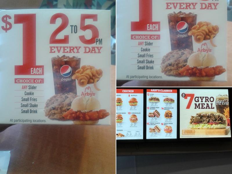 Arby's Menu