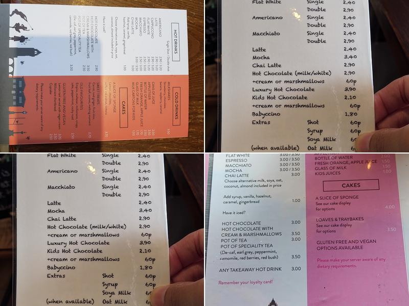 Wee Timorous Beastie Cafe Menu