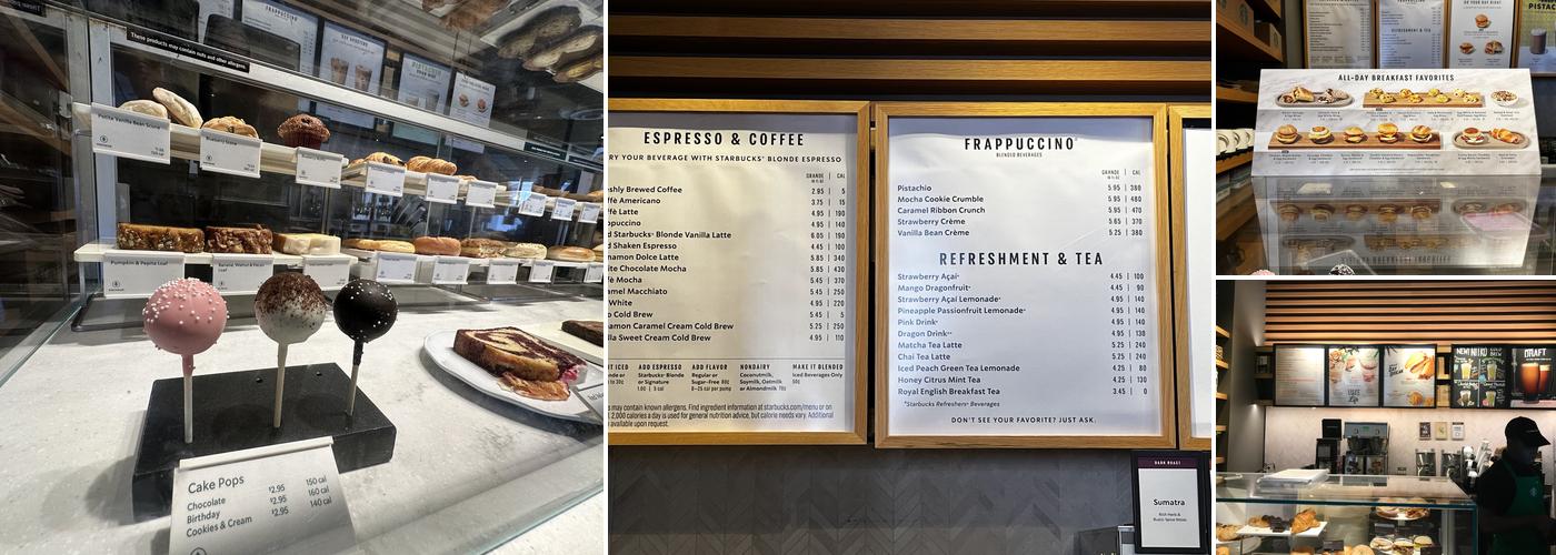 Starbucks Menu