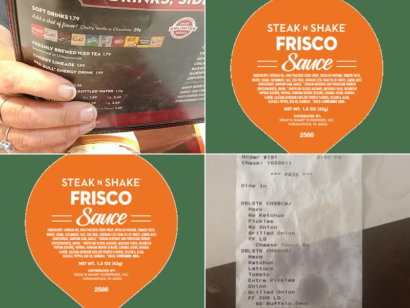 Steak 'n Shake Menu