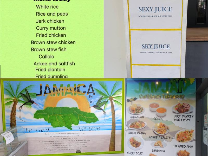 JamJam Caribbean Takeaway Cannock Menu