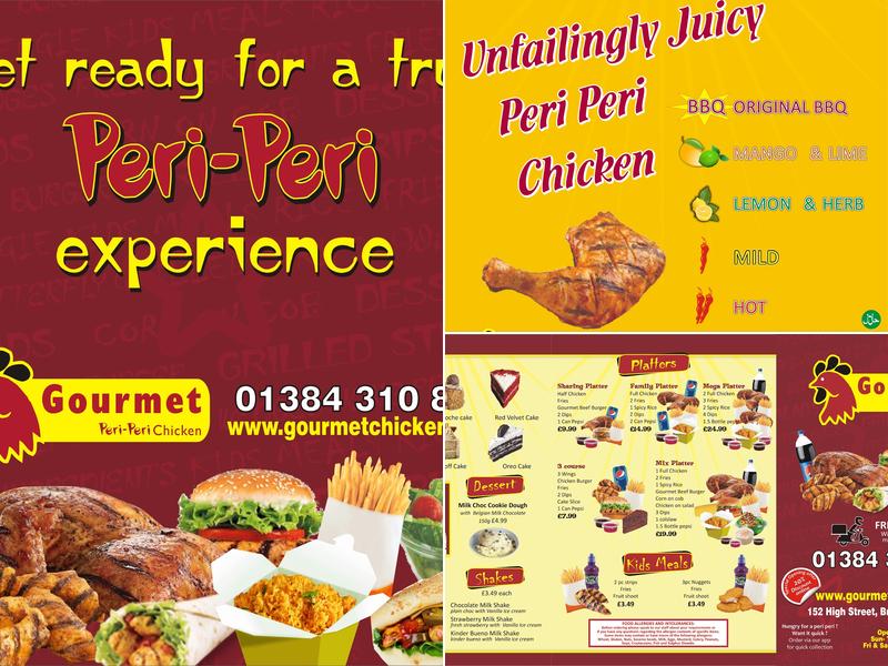 Gourmet Peri Peri Chicken Menu