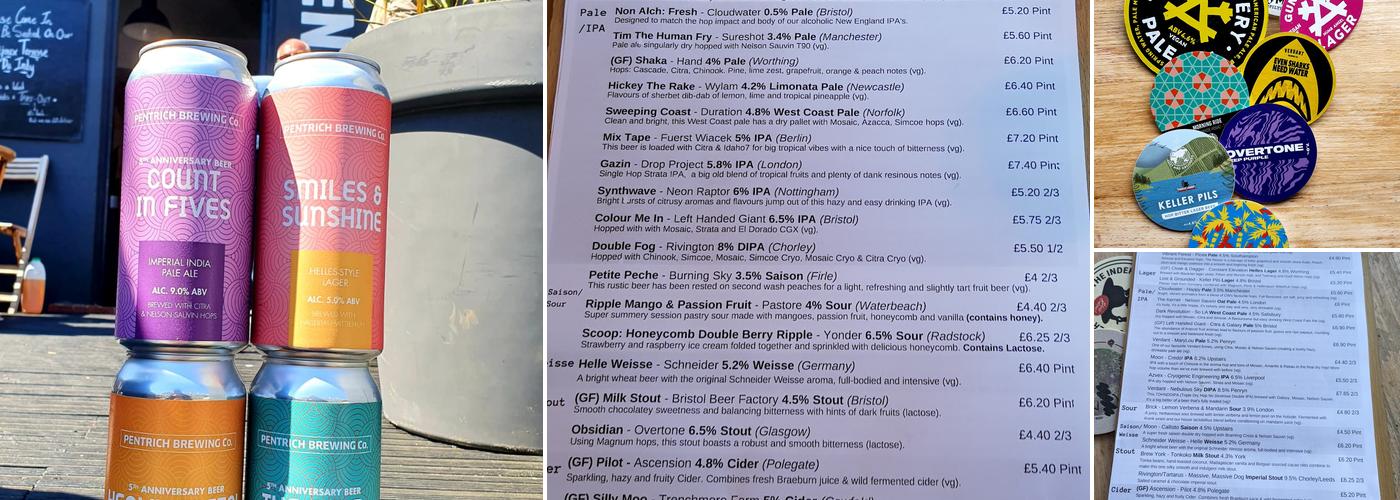 The Independent Taproom & Beer Shop Menu
