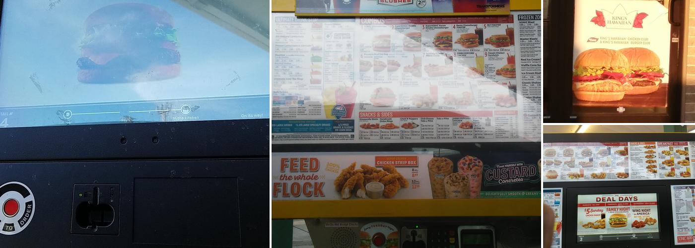 Sonic Drive-In Menu