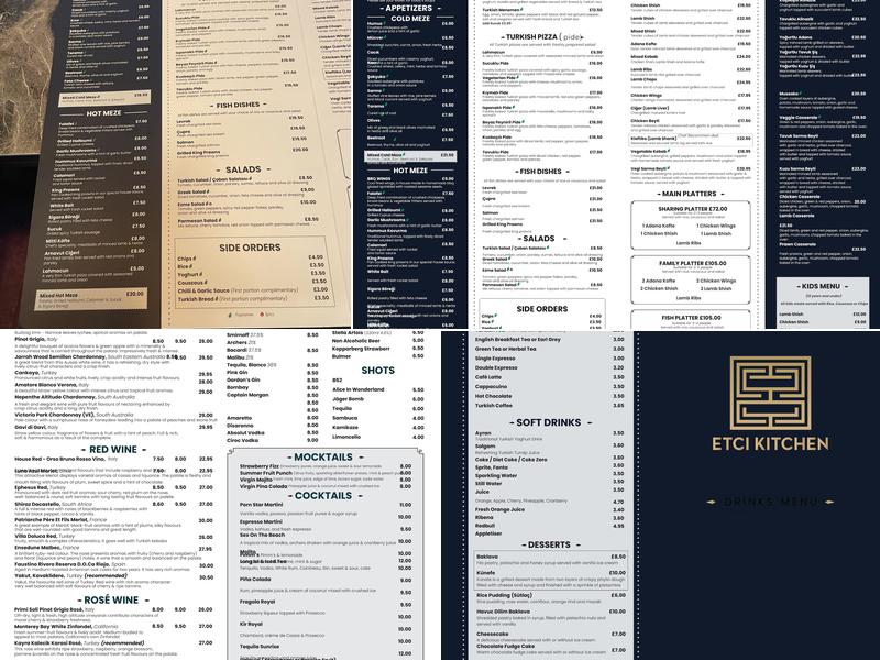 ETCI KITCHEN BRIGHTON Menu