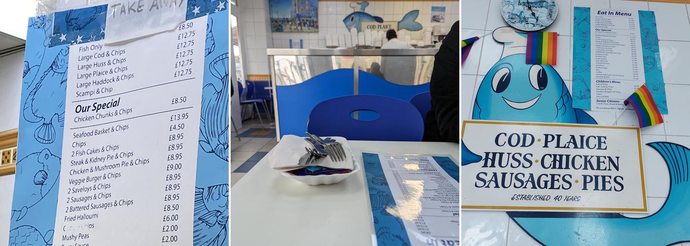 Fish and Chips Menu