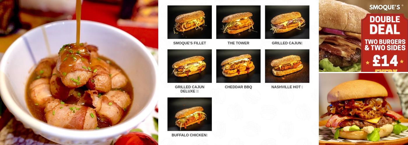 SMOQUE'S | Burgers & Fries Menu