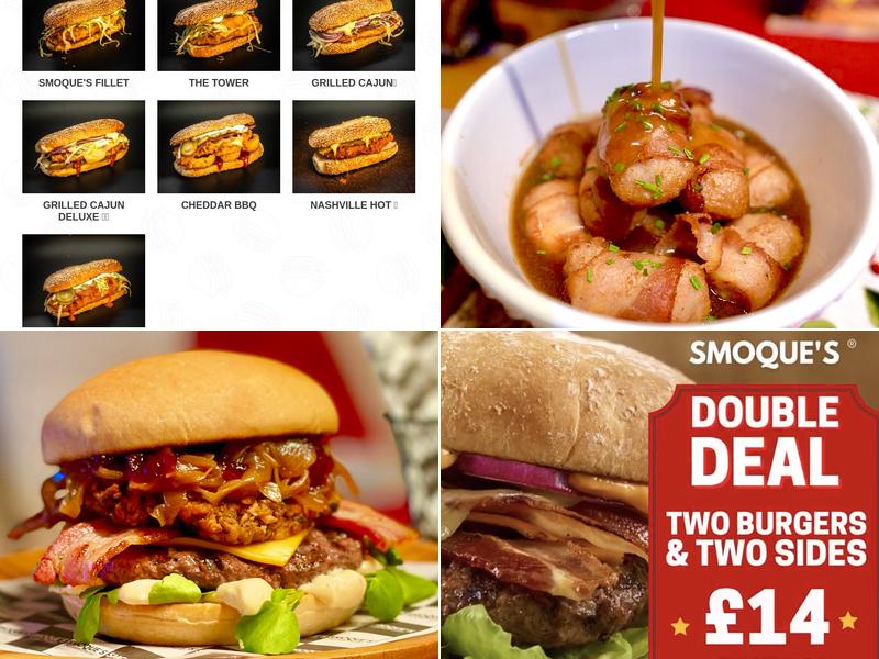 SMOQUE'S | Burgers & Fries Menu