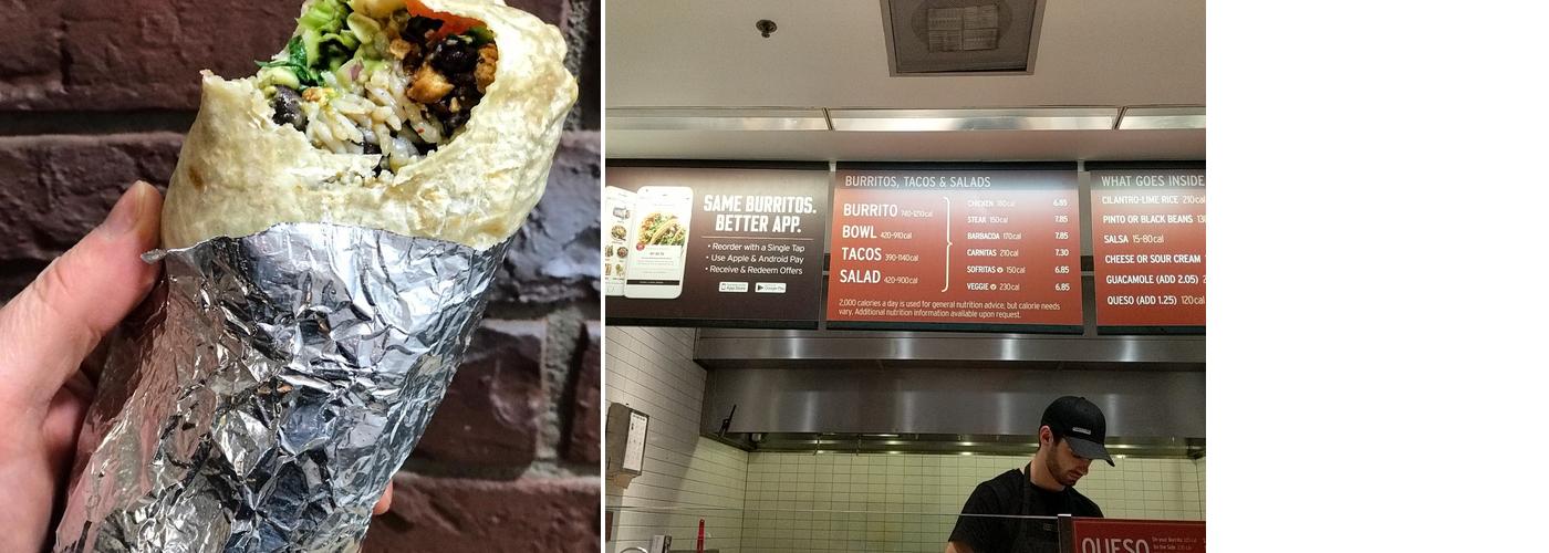 Chipotle Mexican Grill Menu