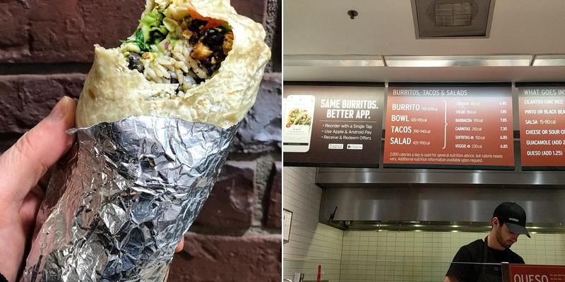 Chipotle Mexican Grill Menu