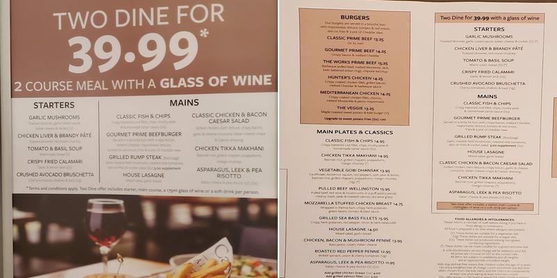 The Open Lobby Restaurant Menu