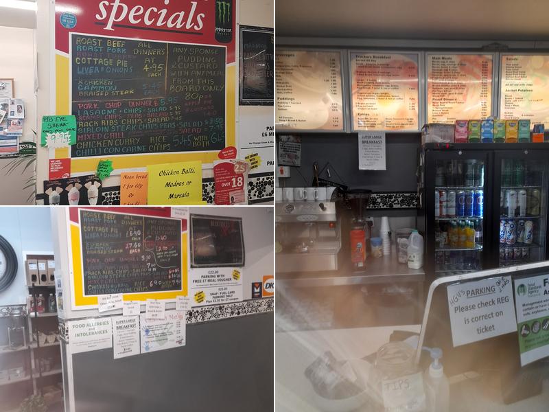 Truckers Rest Cafe Menu