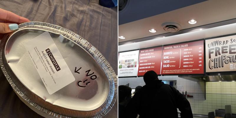 Chipotle Mexican Grill Menu