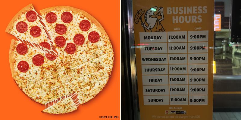 Little Caesars Pizza Menu