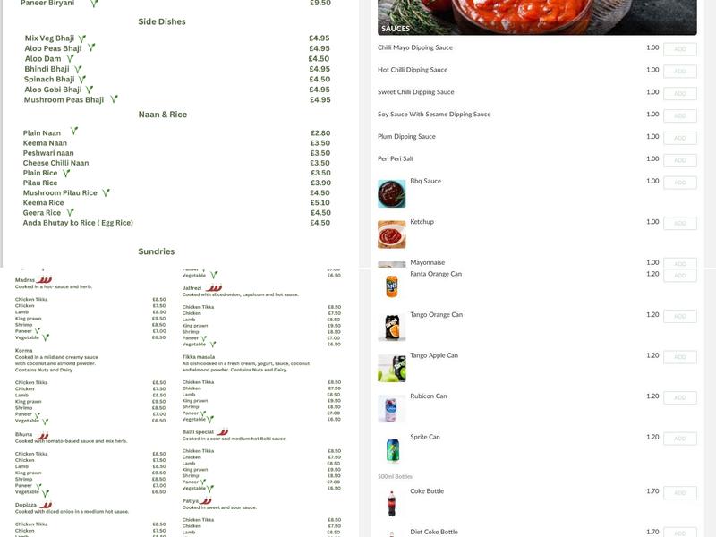 Wok to Box/New Gurkha Kitchen Menu