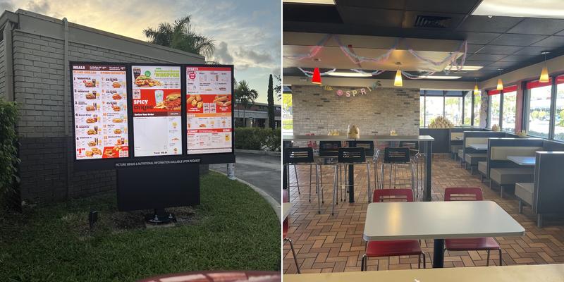 Burger King Menu