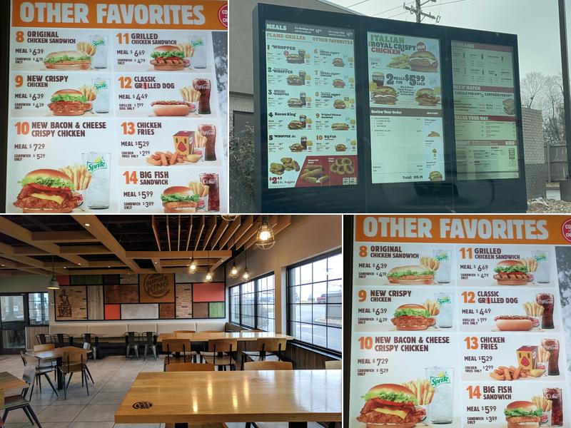 Burger King Menu
