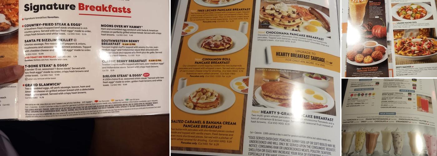 Denny's Menu