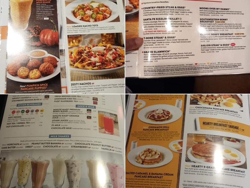 Denny's Menu