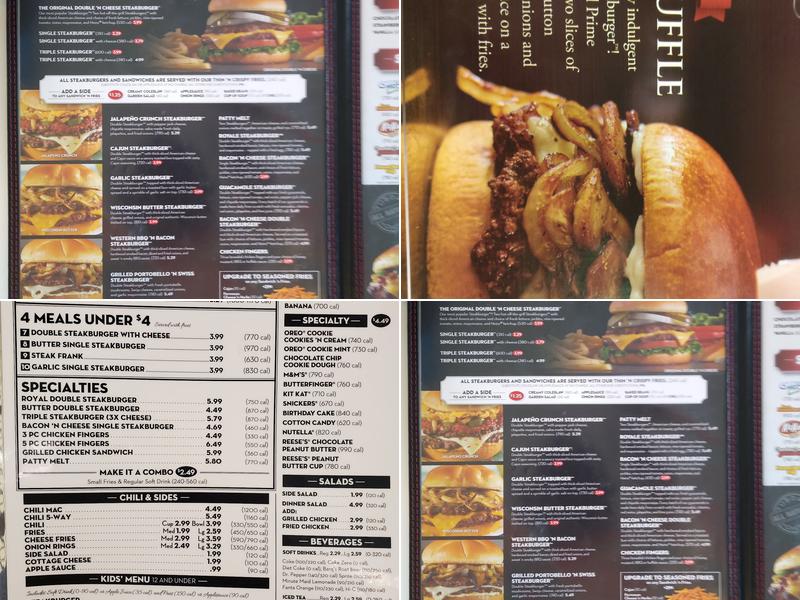 Steak 'n Shake Menu