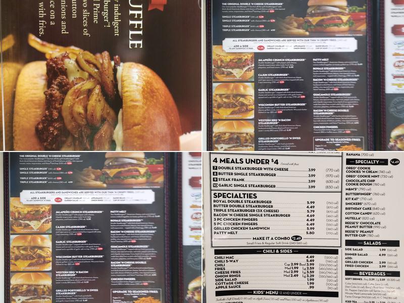 Steak 'n Shake Menu