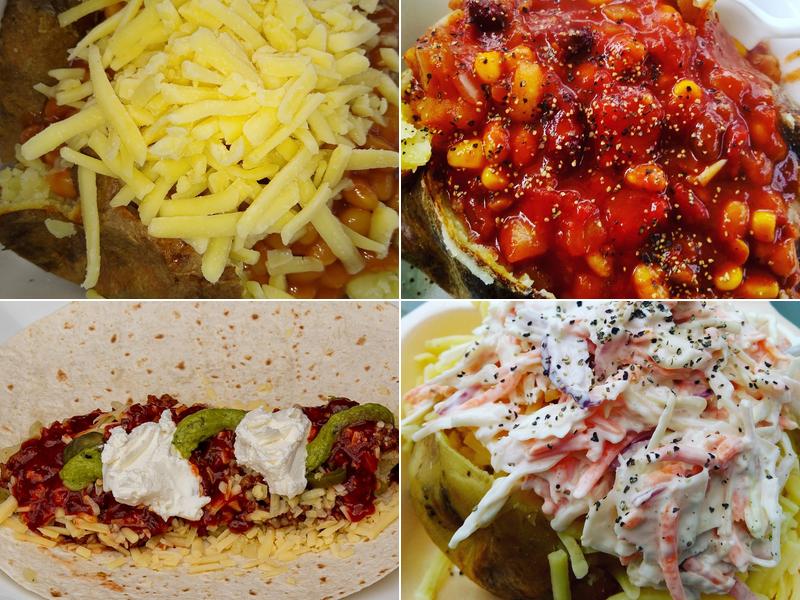 Richard's Kitchen Baked Potatoes and Burritos