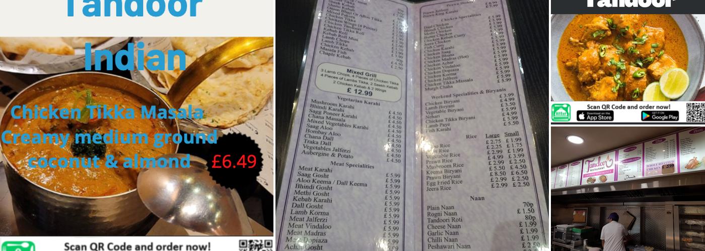 Tandoor Indian Menu