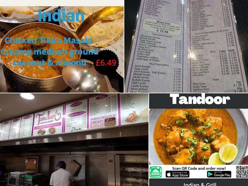 Tandoor Indian Menu
