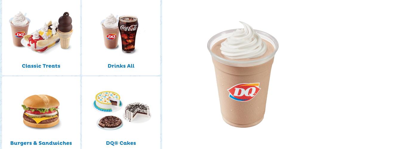 Dairy Queen Grill & Chill Menu