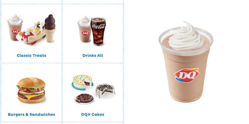 Dairy Queen Grill & Chill Menu