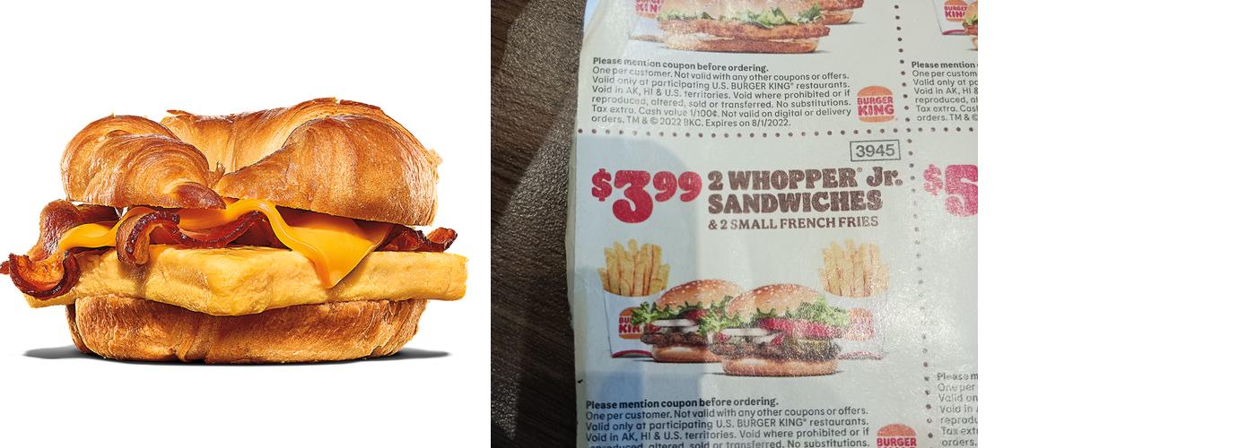 Burger King Menu