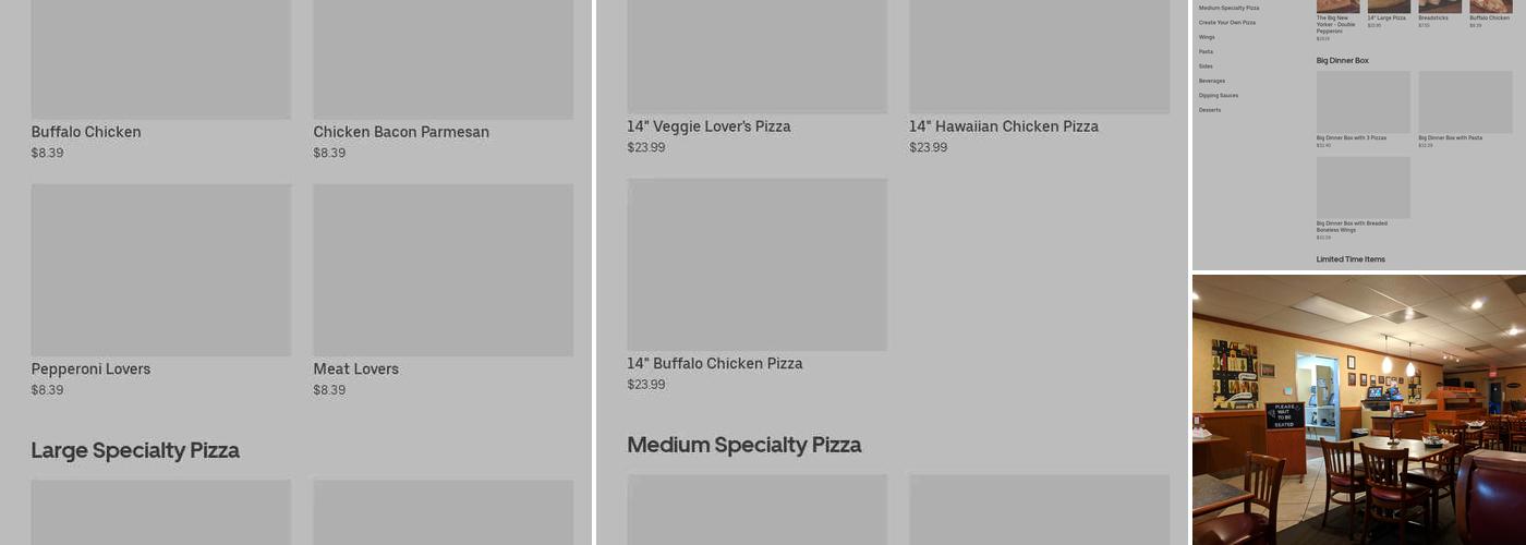 Pizza Hut Menu