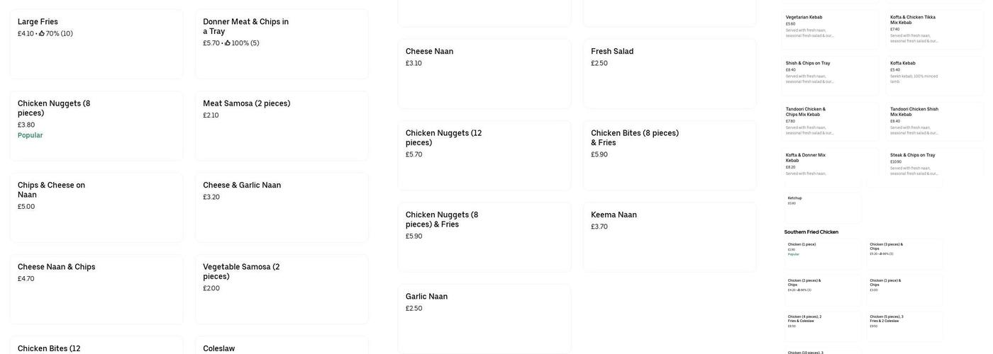 The Village Grill Menu