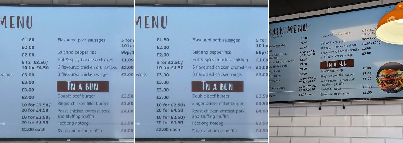 Sterling Foods To Go Menu