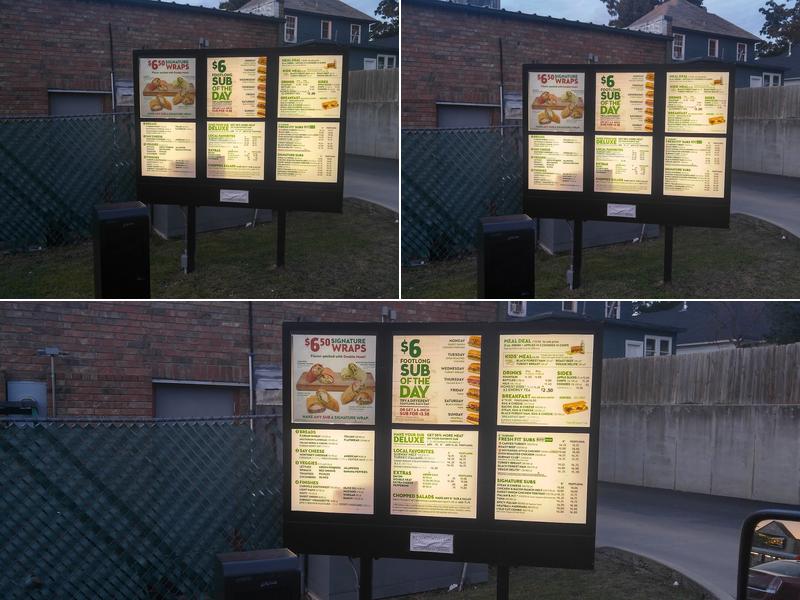 Subway Menu