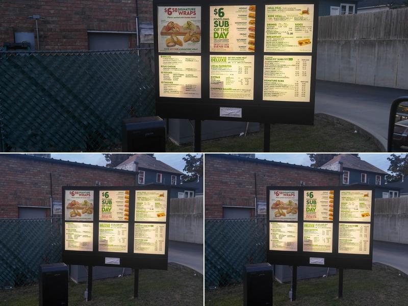 Subway Menu
