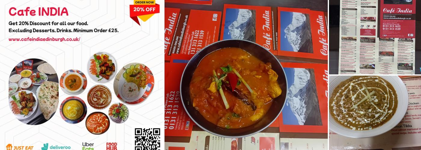 Cafe India Menu
