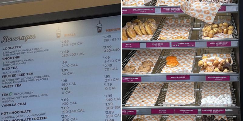Dunkin' Menu
