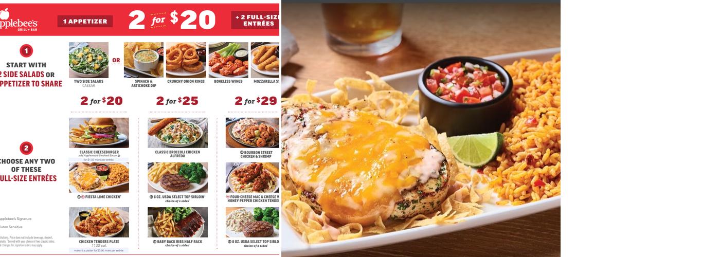 Applebee's Grill + Bar Menu